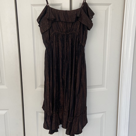 NWOT Amadi from Anthropologie Copper Dress - Picture 3 of 9